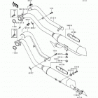 Vulcan 800 (VN800-A2) Глушитель