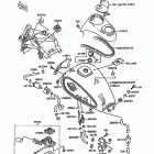 Vulcan 1500 (VN1500-A10) Топливный бак