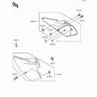 KDX200 (KDX200-H2) Боковые обтекатели