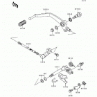 Vulcan 800 (VN800-A2) Механизм переключения передач