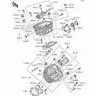 Vulcan 800 (VN800-A2) Головка цилиндра