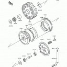 Vulcan 800 (VN800-A2) Сцепление