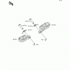KDX200 (KDX200-H2) Подножки