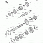 KDX200 (KDX200-H2) Трансмиссия