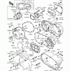 Vulcan 1500 Classic (VN1500-E1) Крышки двигателя