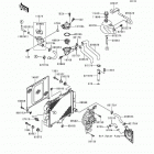 Ninja 500 (EX500-D1) Радиатор