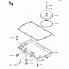 Ninja 500 (EX500-D1) Поддон картера