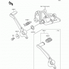 Ninja 500 (EX500-D1) Педаль тормоза