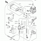 Ninja 500 (EX500-D1) Испарительная система топлива