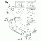 Ninja 500 (EX500-D1) Обтекатель нижний