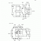 Ninja 500 (EX500-D1) Болты крепления картера