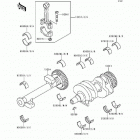 Ninja 500 (EX500-D1) Коленвал