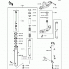 Ninja 500 (EX500-D1) Передняя вилка