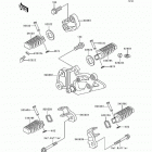 Ninja 500 (EX500-D1) Подножки