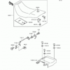 Ninja 500 (EX500-D1) Сидение