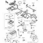 Ninja 500 (EX500-D1) Электрика