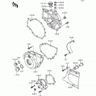 Ninja 500 (EX500-D1) Крышки двигателя