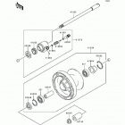 Vulcan 1500 Classic (VN1500-E1) Переднее колесо