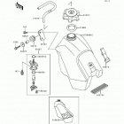 KX500 (KX500-E9) Топливный бак