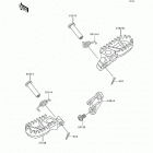 KX500 (KX500-E9) Подножки