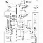 KX500 (KX500-E9) Передняя вилка