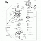 KX500 (KX500-E9) Карбюратор