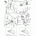 Ninja ZX-6 (ZX600-E4) Fuel tank(zx600-e4)