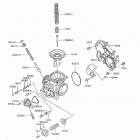 Vulcan 750 (VN750-A12) Карбюратор в разборе