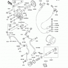 Vulcan 1500 Classic (VN1500-D2) Масляный и водяной насос. фильтр масленый