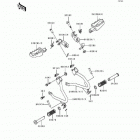 KLR250 (KL250-D13) Подножки