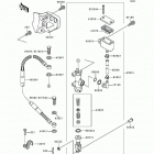 KX125 (KX125-K2) Задний торм цилиндр