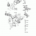 KLR650 (KL650-A8) Воздухозаборник