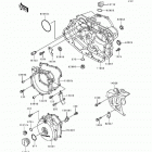 KLR250 (KL250-D13) Крышки двигателя