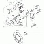 Vulcan 88 (VN1500-A7) Задний тормоз
