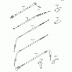 KLX650 (KLX650-C2) Тросы управления