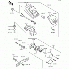 KLX650 (KLX650-C2) Taillight(s)@(&nami.jkalxec1 sa021309)