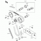 KLR250 (KL250-D13) Распред вал