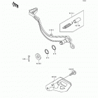 KLX650 (KLX650-C2) Педаль тормоза