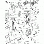 KLX650 (KLX650-C2) Радиатор