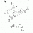 KX500 (KX500-E5) Механизм переключения передач
