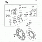 KX500 (KX500-E7) Front brake(kx500-e6 / e7 / e8)