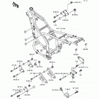 KLX650R (KLX650-A2) Рама ,крепежные детали