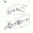 KLR250 (KL250-D13) Переднее колесо