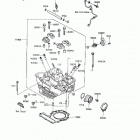 KLR650 (KL650-A8) Головка цилиндра