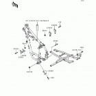 KLR250 (KL250-D13) Рама ,крепежные детали