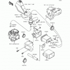 KLR250 (KL250-D13) Испарительная система топлива