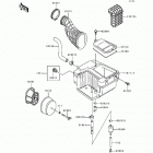 KLX650 (KLX650-C2) Воздухозаборник