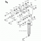 KX500 (KX500-E5) Задняя подвеска