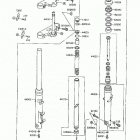 Vulcan 88 (VN1500-A7) Передняя вилка