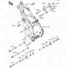 KX250 (KX250-K2) Рама ,крепежные детали